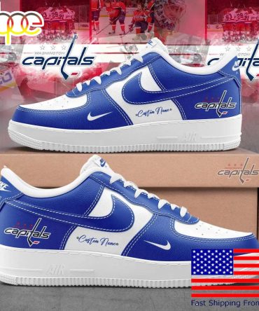 Washington Capitals Team Custom Name Air Force 1 Shoes, Best Sneakers For Walking