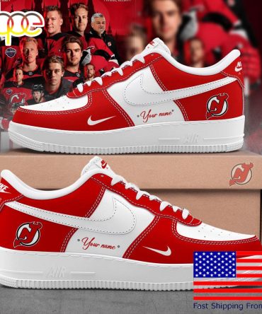 Welcome To New Seasion New Jersey Devils Custom Name Air Force 1 Shoes, Best Sneakers For Walking