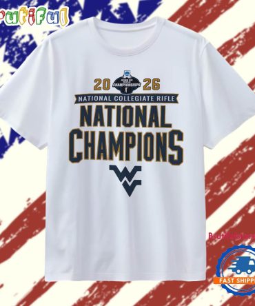 West Virginia Mountaineers National College Rifle National Champions 2026 T Shirt