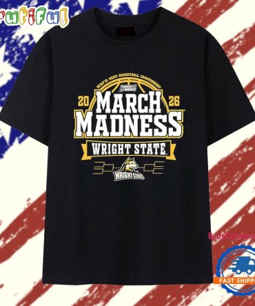 Wright State Raiders 2026 Men’S Basketball March Madness Bound T Shirt