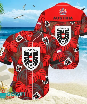 Austria National Soccer Team Baseball Jersey