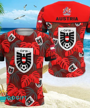 Austria National Soccer Team Shirt Hoodie