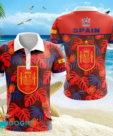 Spain National Soccer Team Polo Shirt