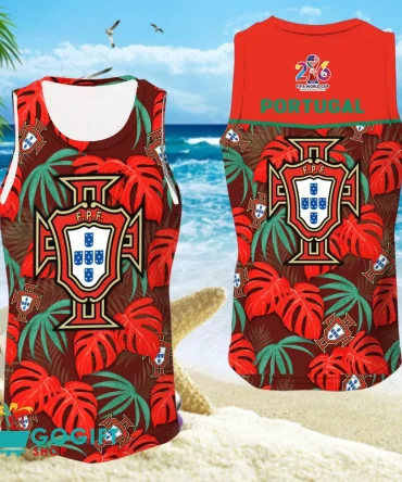 Portugal National Soccer Team Sleeveless Jersey Tank Top