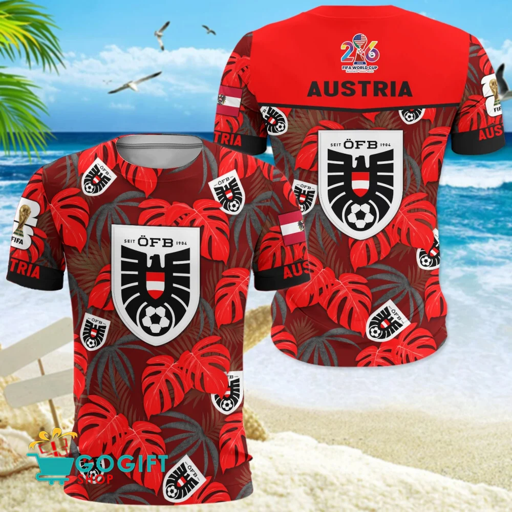 Austria National Soccer Team Shirt Hoodie