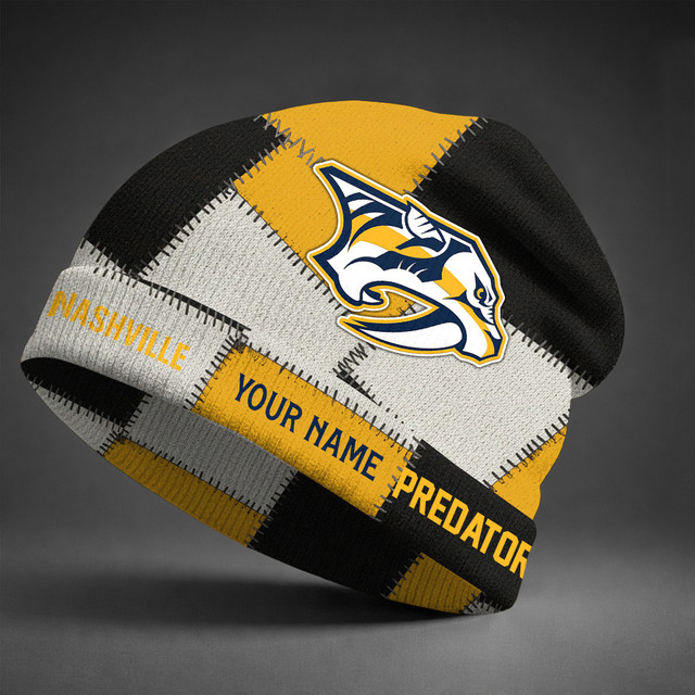 Nhl Custom Name Beanie Hat Gifts For Fans - Limited Edition