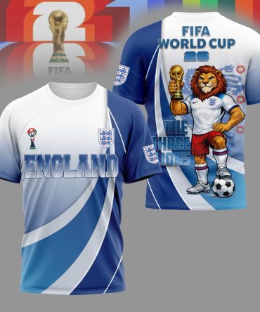 England , Premium World Cup 2026 3D Shirt