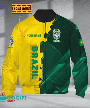 Brazil National Soccer Team Bomber Jacket