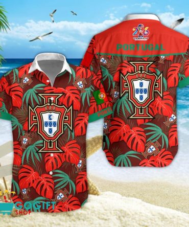 Portugal National Soccer Team Hawaiian Shirt