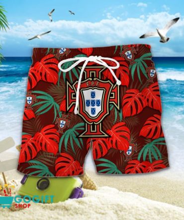 Portugal National Soccer Team Hawaiian Men Short