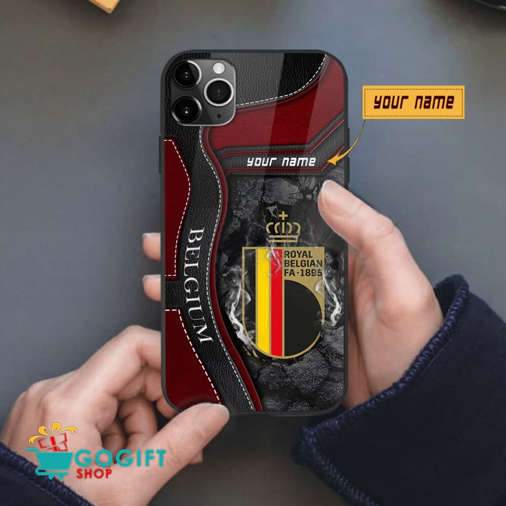 Belgium National Soccer Team All Over Print Phone Case - Image 2
