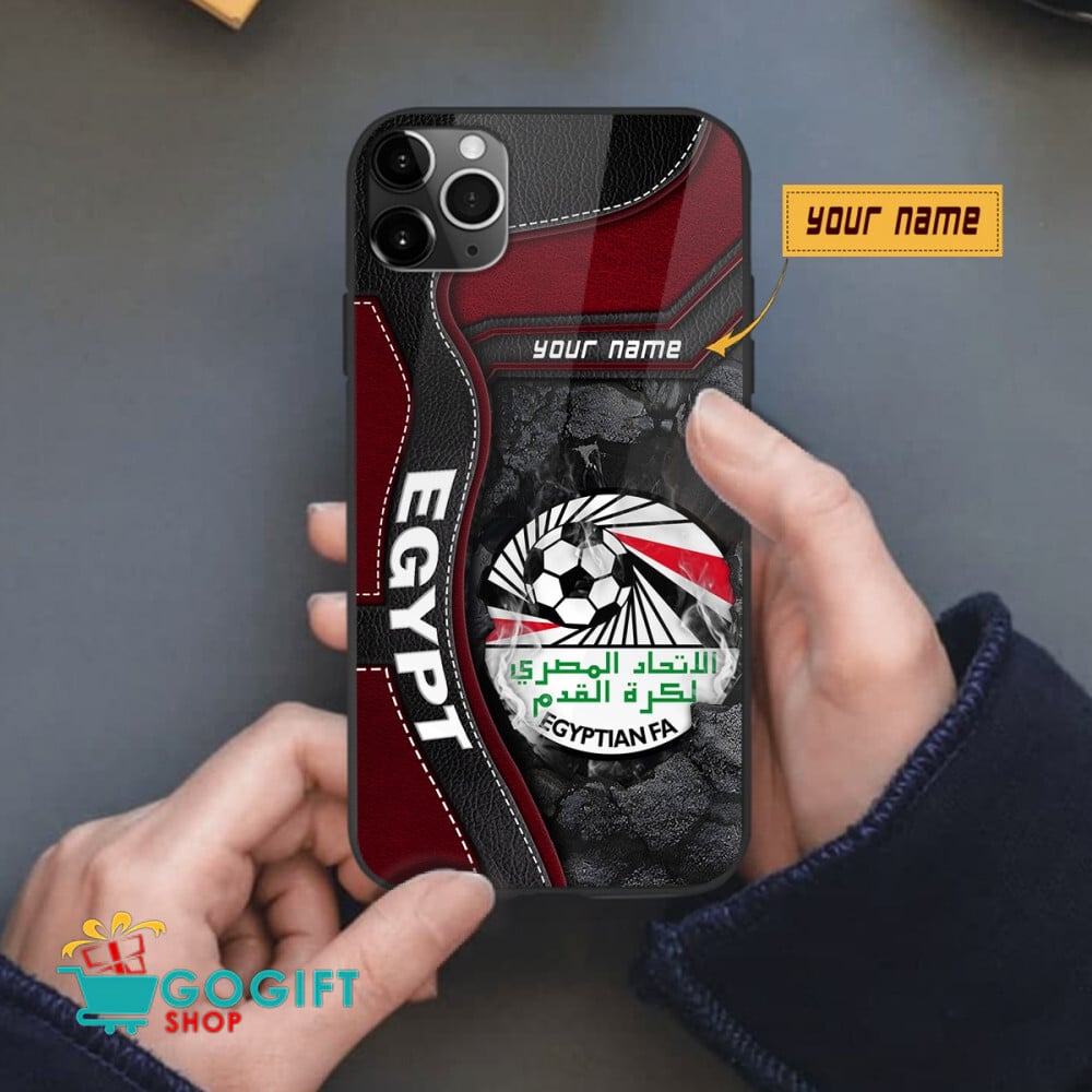 Egypt National Soccer Team All Over Print Phone Case - Image 2