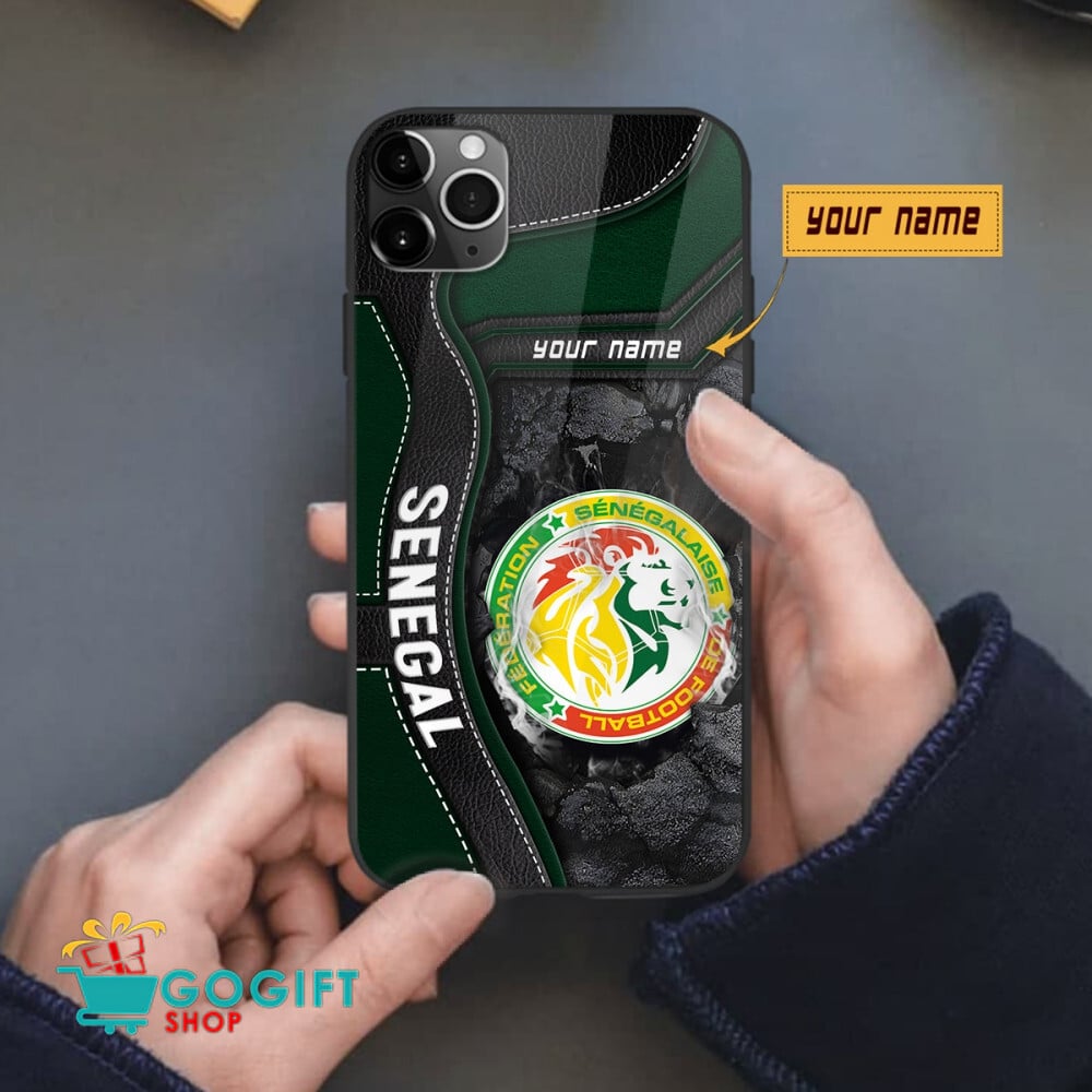 Senegal National Soccer Team All Over Print Phone Case - Image 2
