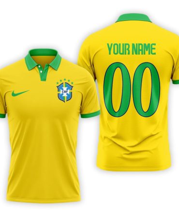 Brazil , Premium Wc26 Fan 3D Polo