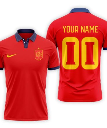 Spain , Premium Wc26 Fan 3D Polo