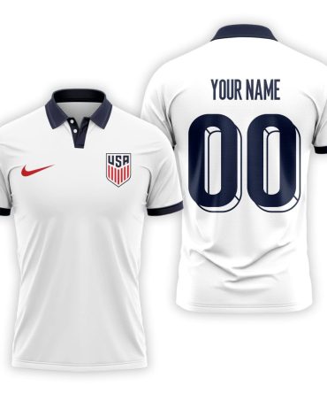 Usa , Premium Wc26 Fan 3D Polo