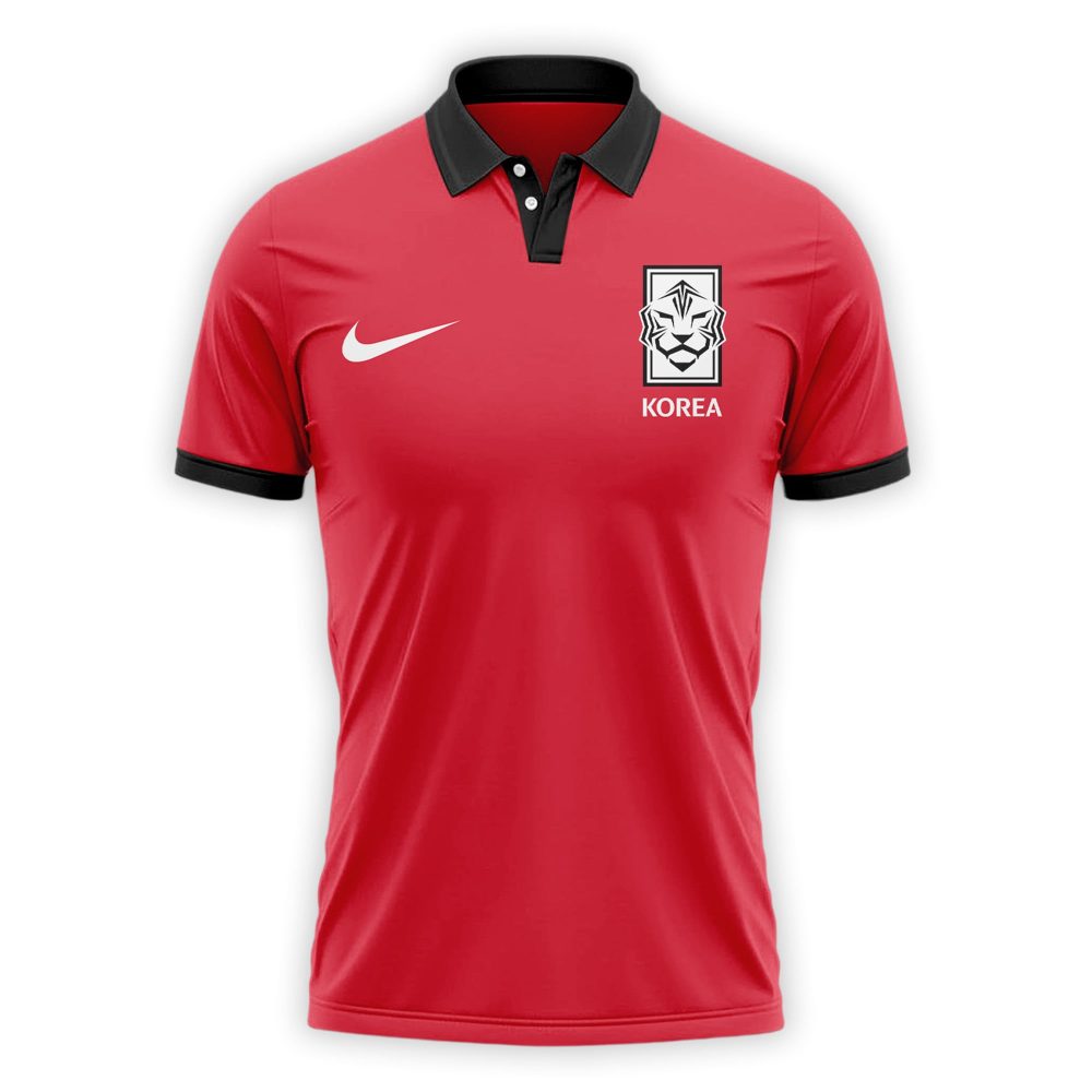 South Korea , Premium Wc26 Fan 3D Polo - Image 3