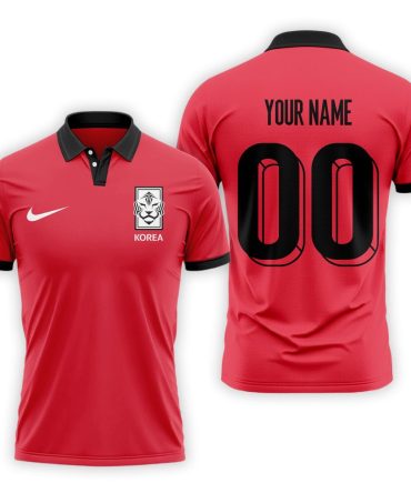 South Korea , Premium Wc26 Fan 3D Polo