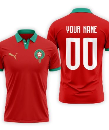 Morocco , Premium Wc26 Fan 3D Polo