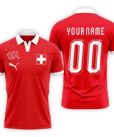 Switzerland , Premium Wc26 Fan 3D Polo