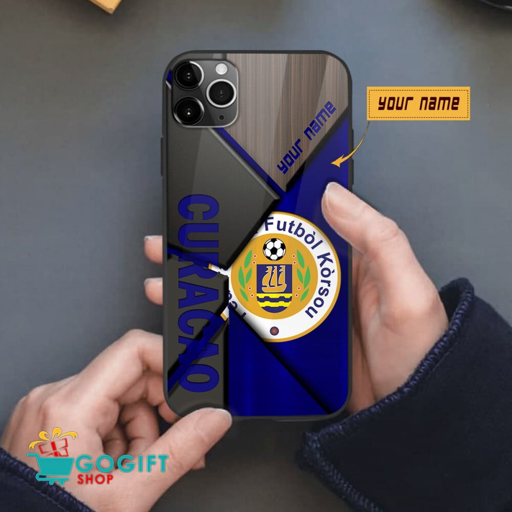 Curacao National Soccer Team All Over Print Phone Case - Image 2