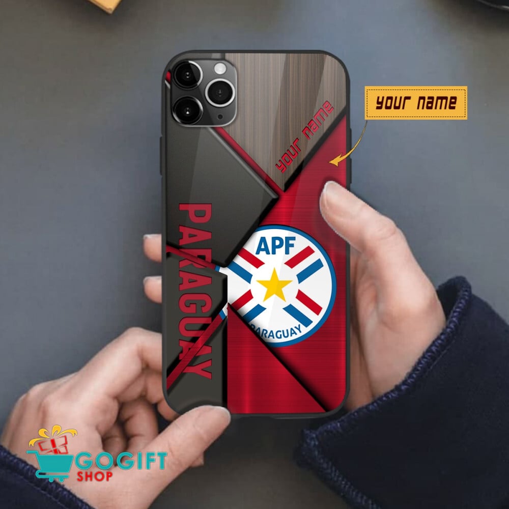 Paraguay National Soccer Team All Over Print Phone Case - Image 2