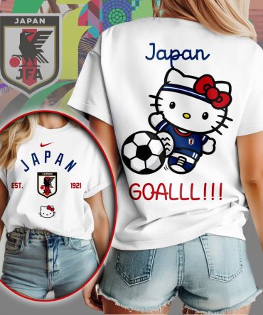 Japan , Premium Wc26 Hello Kitty Soccer Fan Women Shirt