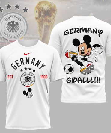 Germany , Premium Wc26 Mickey Mouse Soccer Fan 3D Shirt