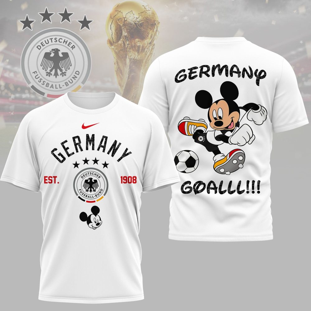 Germany , Premium Wc26 Mickey Mouse Soccer Fan 3D Shirt