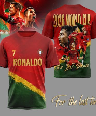 Cristiano Ronaldo , Premium Wc26 The Last Dance 3D Shirt