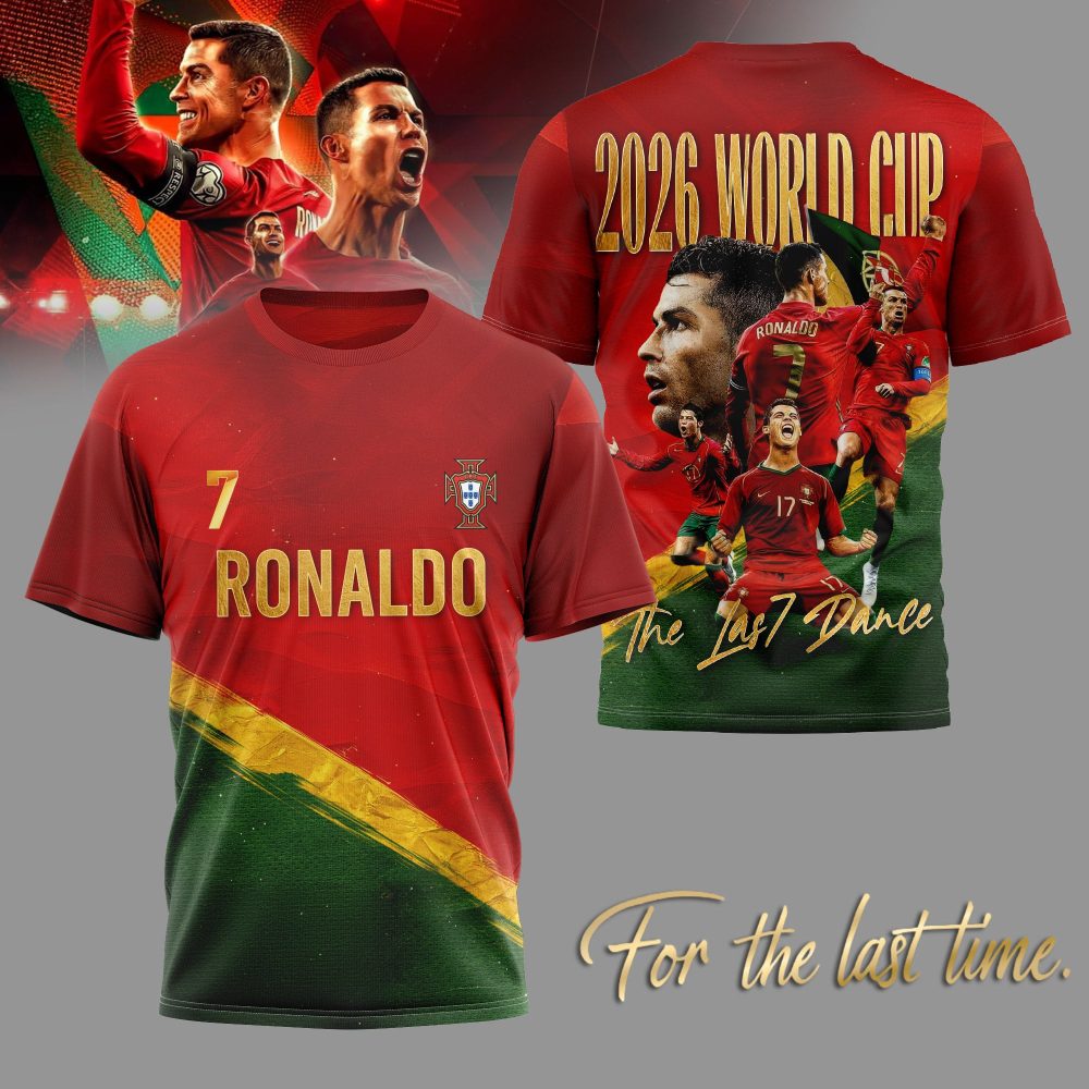 Cristiano Ronaldo , Premium Wc26 The Last Dance 3D Shirt