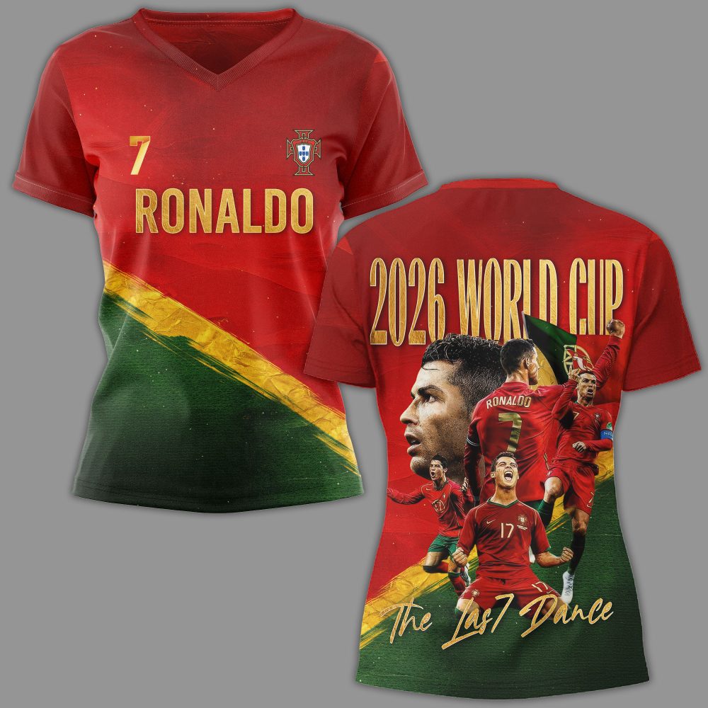 Cristiano Ronaldo , Premium Wc26 The Last Dance 3D Shirt - Image 2
