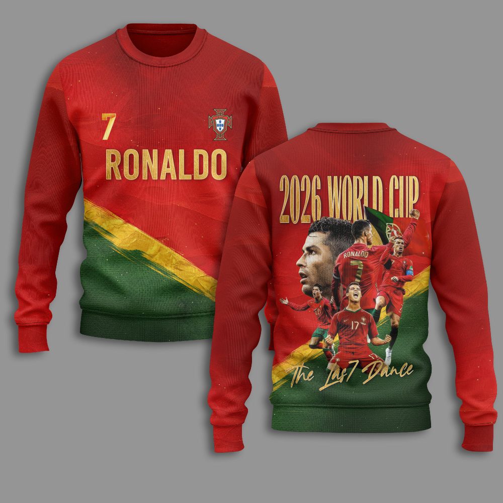 Cristiano Ronaldo , Premium Wc26 The Last Dance 3D Shirt - Image 5