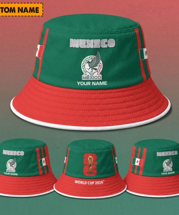 Mexico Fifa World Cup 2026 Bucket Hat Custom Name Gifts For Fan - Limited Edition