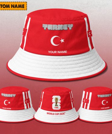 Turkey Fifa World Cup 2026 Bucket Hat Custom Name Gifts For Fan - Limited Edition