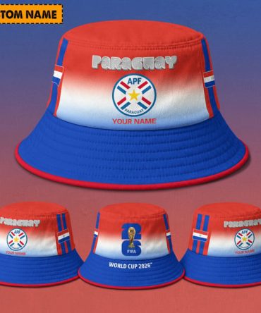 Paraguay Fifa World Cup 2026 Bucket Hat Custom Name Gifts For Fan - Limited Edition
