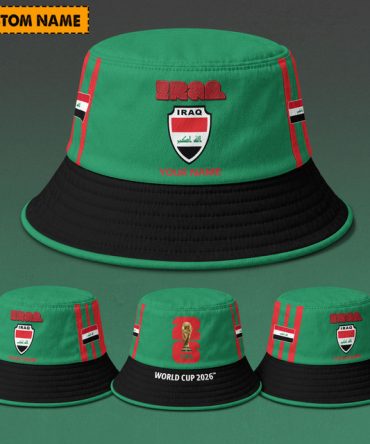 Iraq Fifa World Cup 2026 Bucket Hat Custom Name Gifts For Fan - Limited Edition