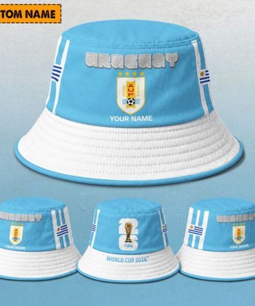 Uruguay Fifa World Cup 2026 Bucket Hat Custom Name Gifts For Fan - Limited Edition