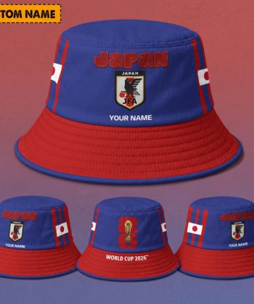 Japan Fifa World Cup 2026 Bucket Hat Custom Name Gifts For Fan - Limited Edition