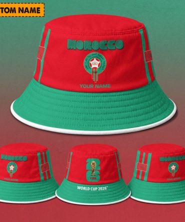 Morocco Fifa World Cup 2026 Bucket Hat Custom Name Gifts For Fan - Limited Edition