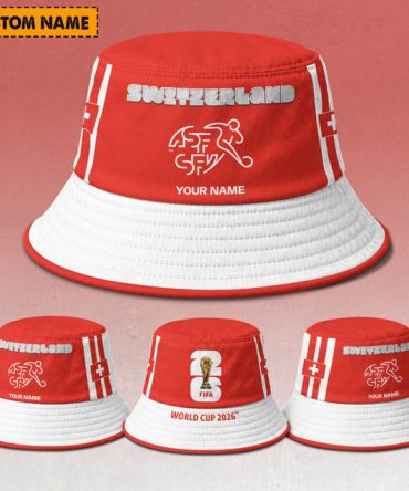 Switzerland Fifa World Cup 2026 Bucket Hat Custom Name Gifts For Fan - Limited Edition