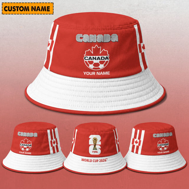 Canada Fifa World Cup 2026 Bucket Hat Custom Name Gifts For Fan - Limited Edition