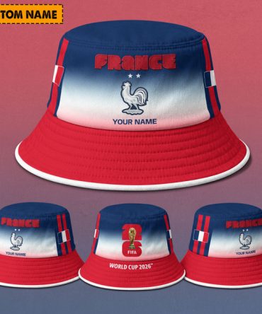 France Fifa World Cup 2026 Bucket Hat Custom Name Gifts For Fan - Limited Edition