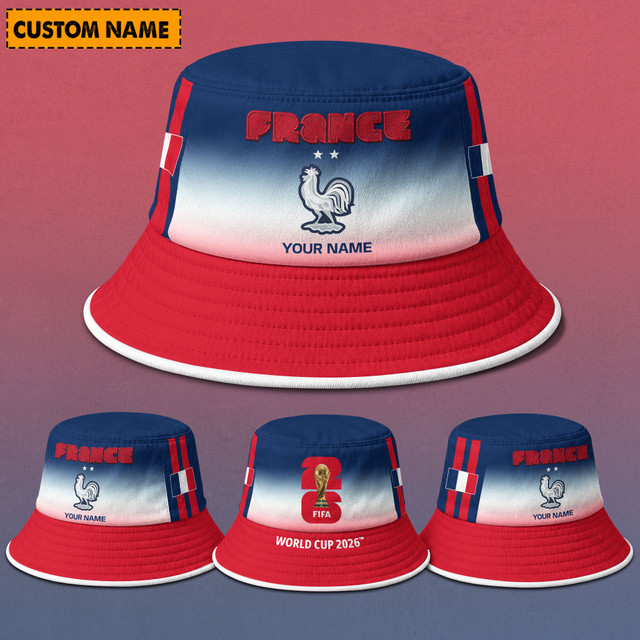 France Fifa World Cup 2026 Bucket Hat Custom Name Gifts For Fan - Limited Edition