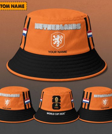 Netherlands Fifa World Cup 2026 Bucket Hat Custom Name Gifts For Fan - Limited Edition