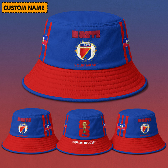 Haiti Fifa World Cup 2026 Bucket Hat Custom Name Gifts For Fan - Limited Edition