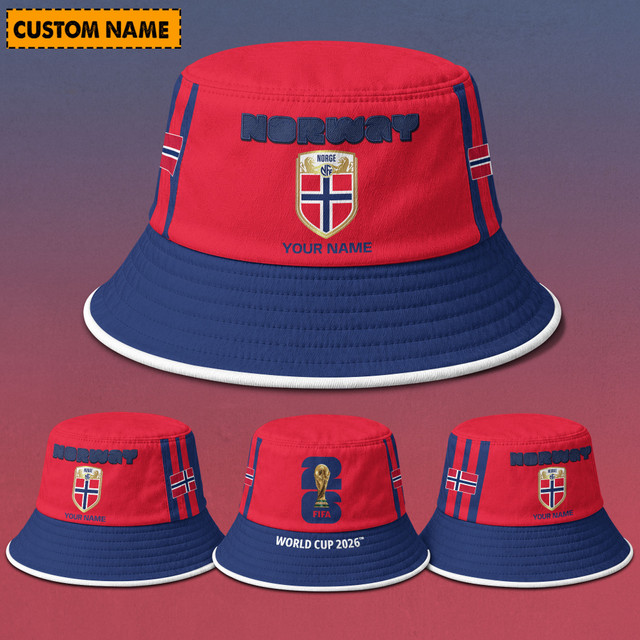 Norway Fifa World Cup 2026 Bucket Hat Custom Name Gifts For Fan - Limited Edition