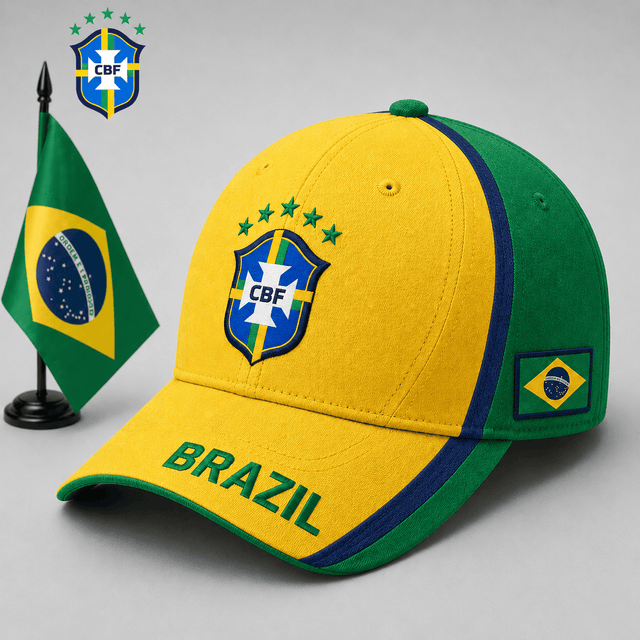 Brazil Fifa World Cup 2026 Classic Cap Custom Name Gifts For Fan - Limited Edition