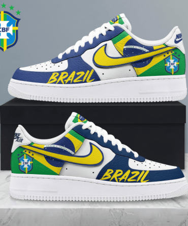 Brazil Fifa World Cup 2026 Premium Af1 Shoes Custom Name Gifts For Fan - Limited Edition