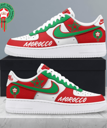 Morocco Fifa World Cup 2026 Premium Af1 Shoes Custom Name Gifts For Fan - Limited Edition